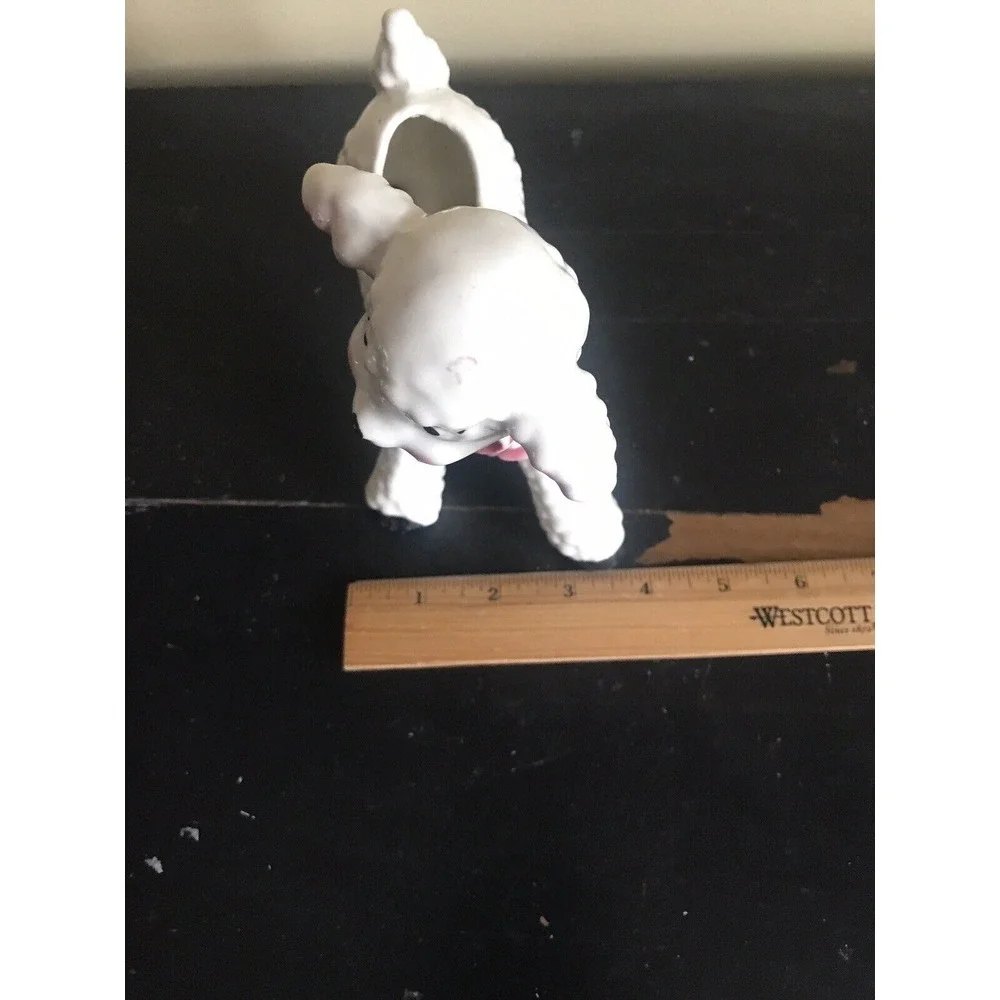 Vintage Ceramic Lamb/Sheep Baby Nursery/Easter Planter W/ Pink‎ Bow